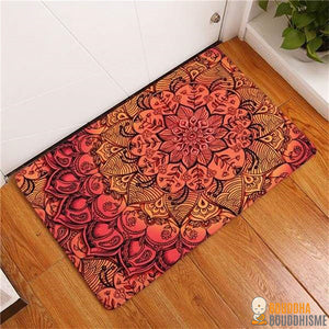 Tapis Antidérapant Mandala Artistique - 11 couleurs disponibles