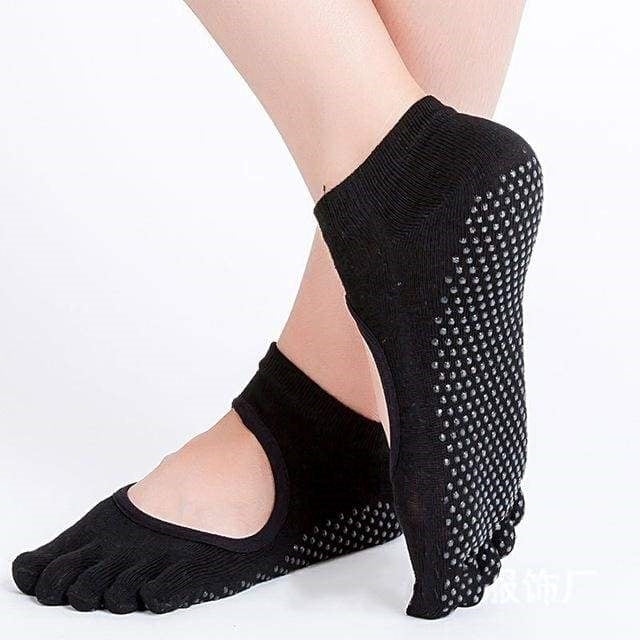 Chaussettes de Yoga antidérapantes "Ballerines"-  6 couleurs disponibles