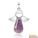 Pendentif "Ange Gardien" en Pierre Naturelle