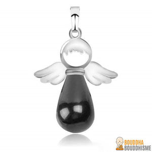 Pendentif "Ange Gardien" en Pierre Naturelle