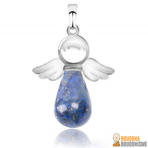 Pendentif "Ange Gardien" en Pierre Naturelle