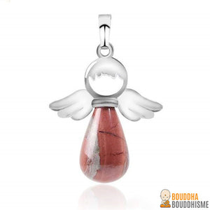 Pendentif "Ange Gardien" en Pierre Naturelle