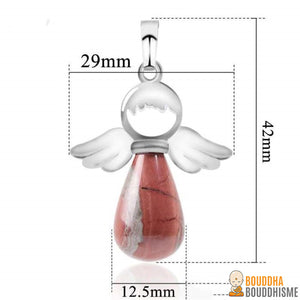 Pendentif "Ange Gardien" en Pierre Naturelle