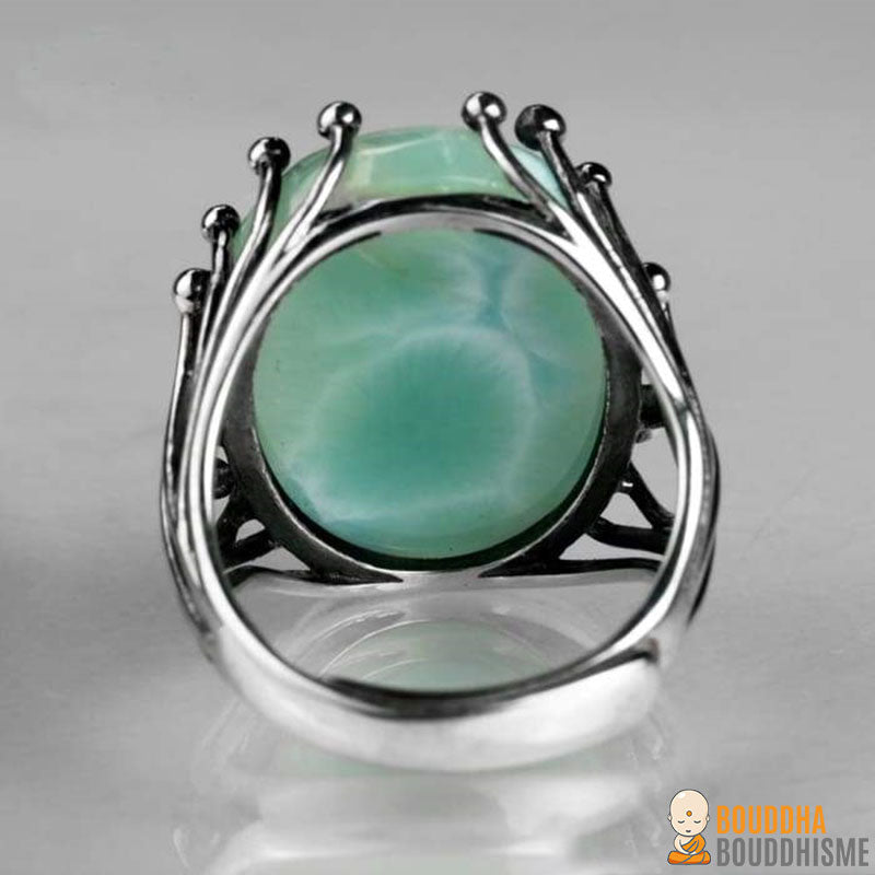 Bague "Beauté de l'Atlandide" en Larimar