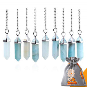 Collier Pendule en Amazonite - 2 modèles disponibles