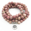 Bracelet Mala "Maîtrise des Emotions" en Rhodonite