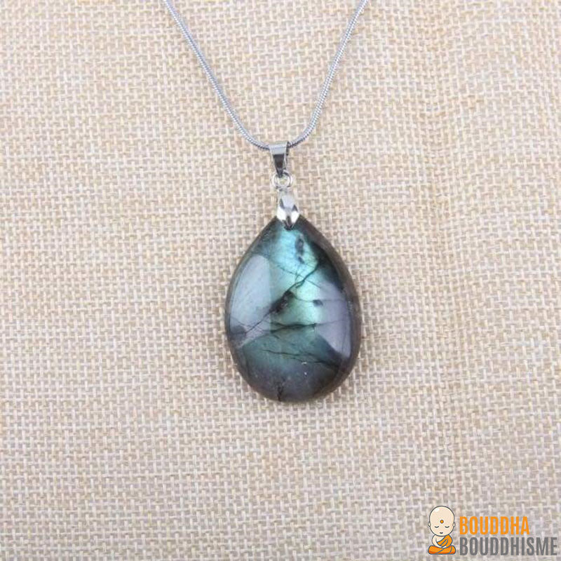 Collier et Pendentif "Harmonie et Protection" en Labradorite