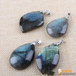 Collier et Pendentif "Harmonie et Protection" en Labradorite