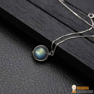 Collier "Labradorite Lumineuse" en Argent 925