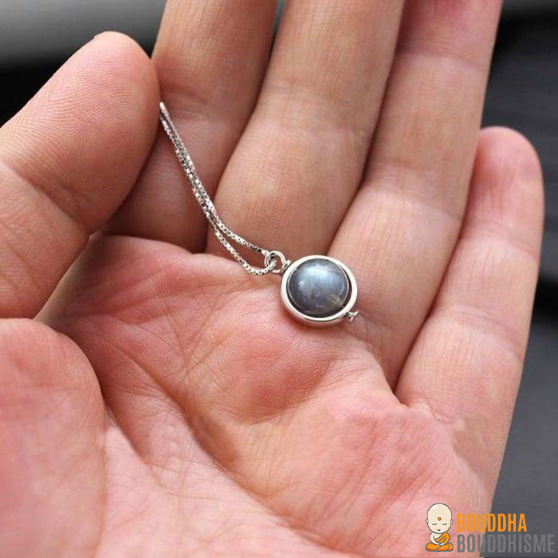 Collier "Labradorite Lumineuse" en Argent 925