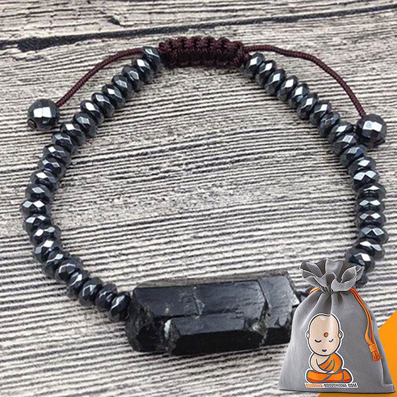 Bracelet "Protection" en Tourmaline Noire