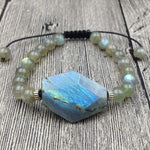 Bracelet "Protection Lumineuse" en Labradorite