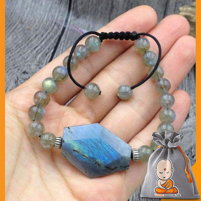 Bracelet "Protection Lumineuse" en Labradorite