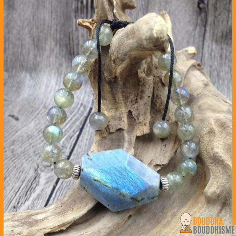 Bracelet "Protection Lumineuse" en Labradorite