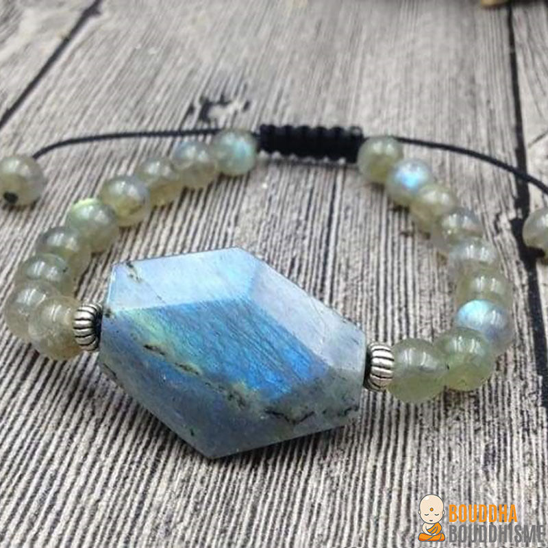 Bracelet "Protection Lumineuse" en Labradorite