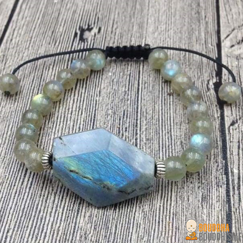 Bracelet "Protection Lumineuse" en Labradorite