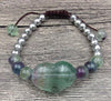 Bracelet "Concentration de l'Esprit" en Fluorite Arc-en-Ciel