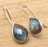 Boucles d'Oreilles "Protection Lumineuse" en Labradorite