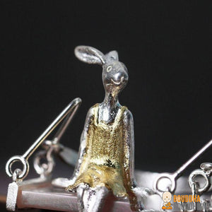 Pendentif "Douce Lapine" en Argent 925