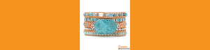 Bracelet Wrap "Esprit de l'Eau" en Amazonite