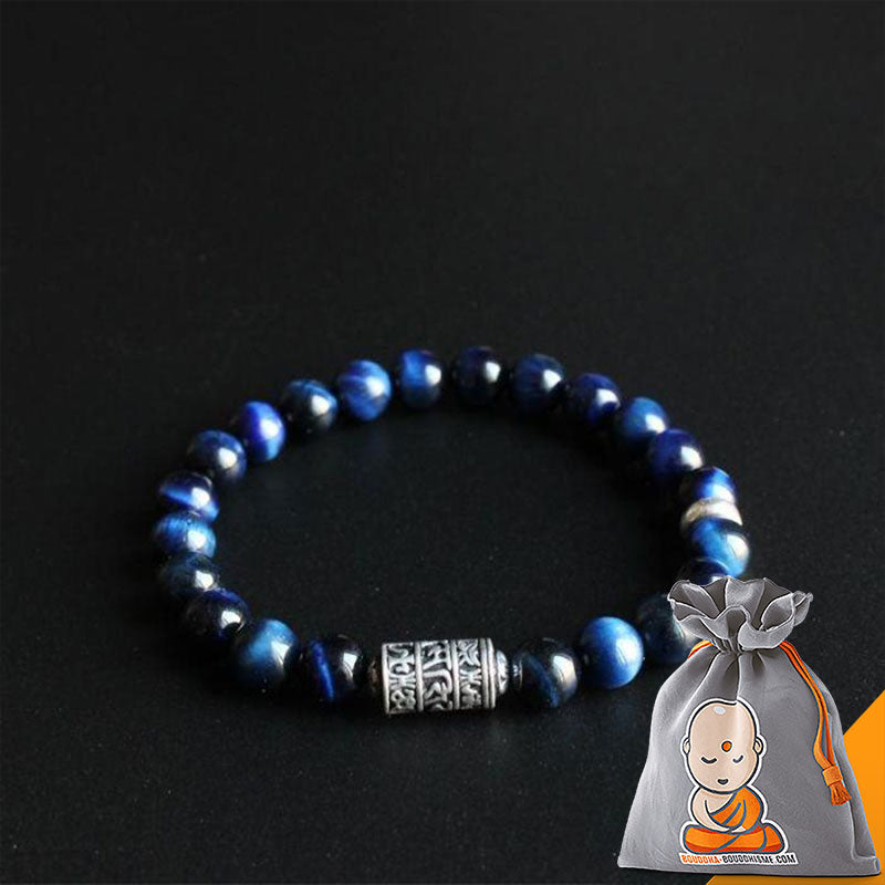 Bracelet "Totem" en Oeil de Faucon