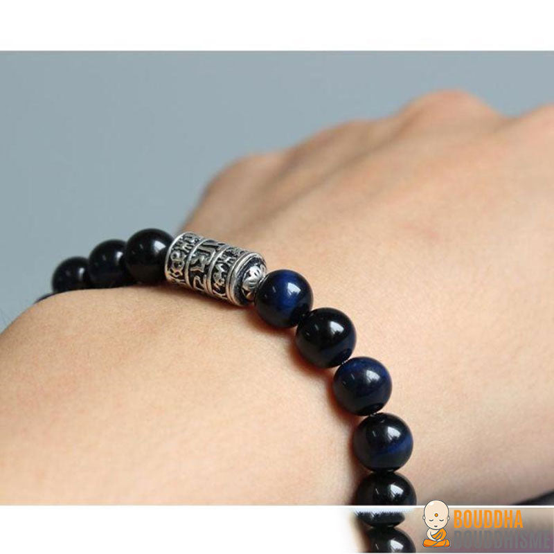 Bracelet "Totem" en Oeil de Faucon