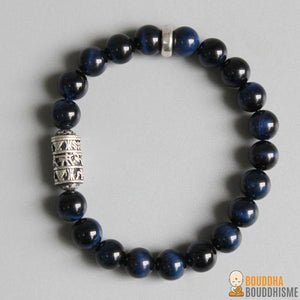 Bracelet "Totem" en Oeil de Faucon