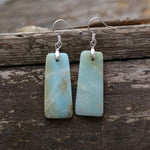 Boucles d'Oreilles "Paix Intérieure" en Amazonite