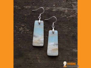 Boucles d'Oreilles "Paix Intérieure" en Amazonite