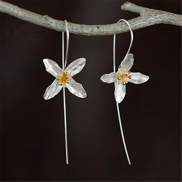 Boucles d'Oreilles "Fleurs du Printemps" en Argent 925