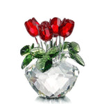 Bouquet de Roses Eternelles en Cristal