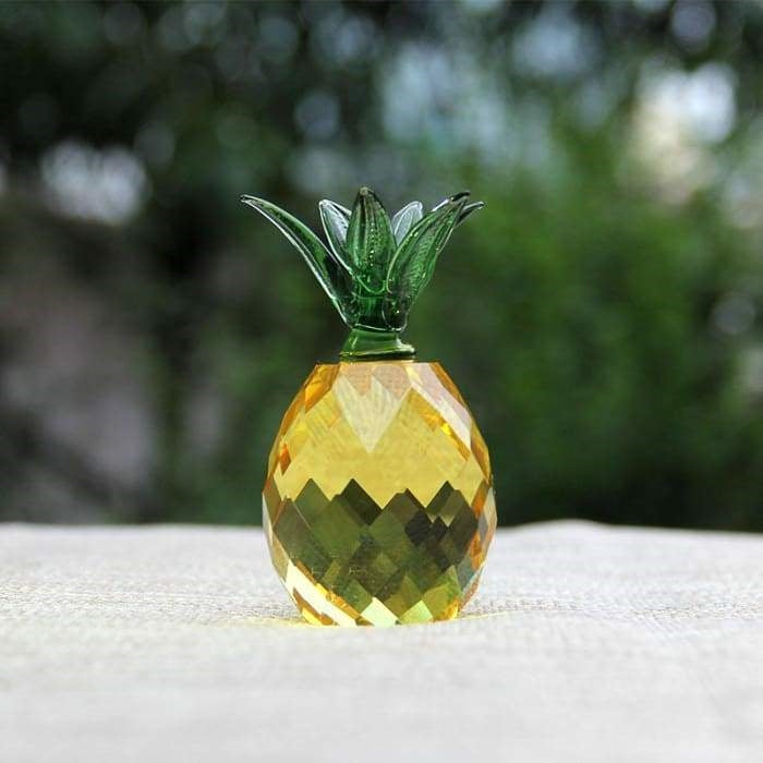 Ananas "Porte Bonheur" en Cristal