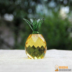 Ananas "Porte Bonheur" en Cristal