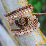 Bracelet Wrap "Accomplissement" en Nautile