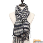 Echarpe Douceur motif Pied-de-poule - 6 couleurs disponibles