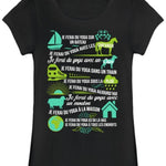 T-shirt Femme "Je Ferai Du Yoga..."