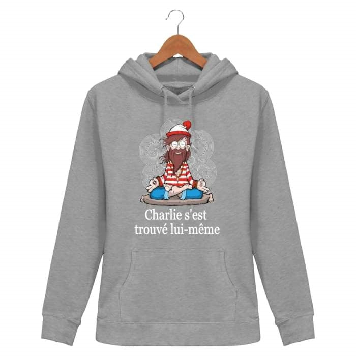 Sweat à Capuche Femme "Charlie" - Gris