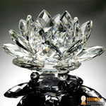 Fleur de Lotus en Cristal "Feng Shui" - 8 couleurs disponibles