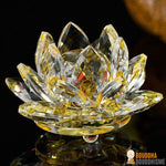Fleur de Lotus en Cristal "Feng Shui" - 8 couleurs disponibles