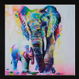 Peinture Aquarelle Éléphant