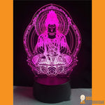 Lampe Led Hologramme "Bouddha Méditation"