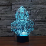 Lampe Led Hologramme "Bouddha de la Compassion"