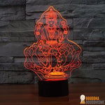 Lampe Led Hologramme "Bouddha de la Compassion"