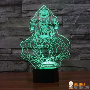 Lampe Led Hologramme "Bouddha de la Compassion"