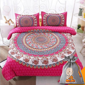 Housse de Couette Bombay + 2 Taies d'oreillers - 2 styles disponibles