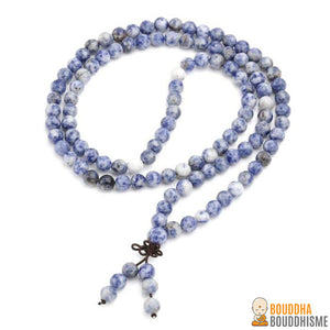 Bracelet Mala "Quiétude" en Sodalite Naturelle