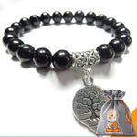 Bracelet Mala "Enracinement" en Onyx