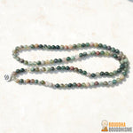 Bracelet Mala "Chanceuse" de 108 perles en Agate Indienne