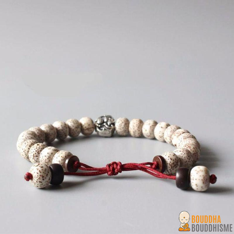 Bracelet Bouddhiste en Graine de Bodhi