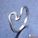 Bague "Vague" en Argent 925